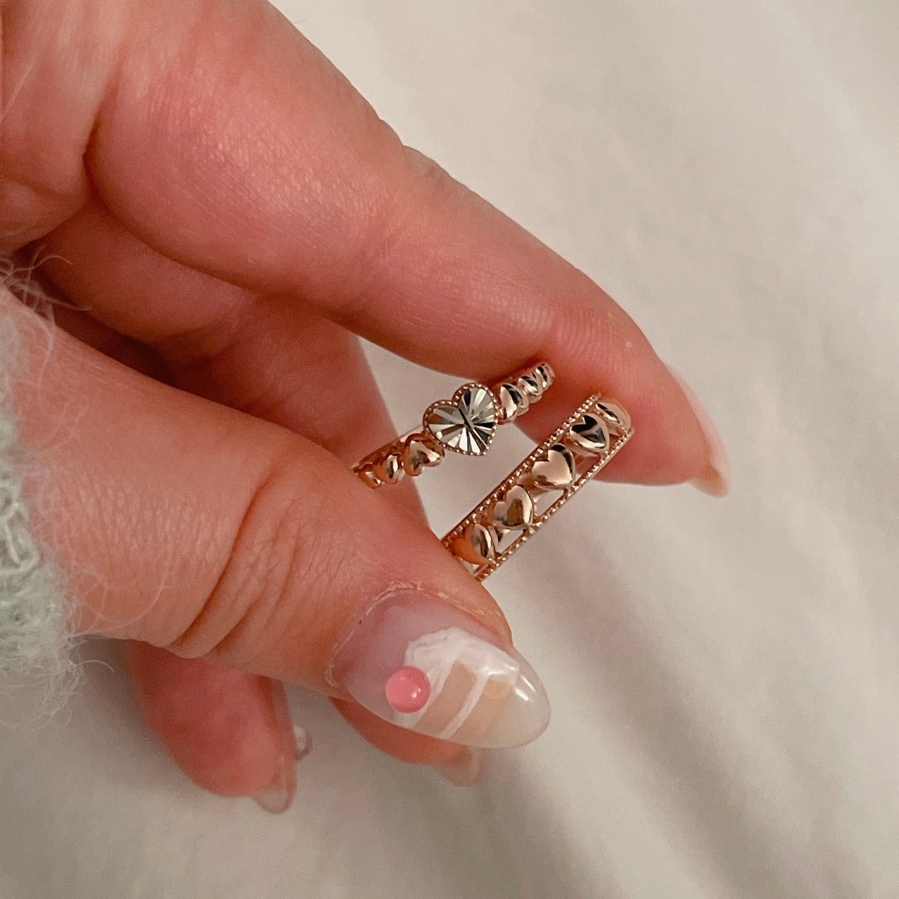 Heart Link Ring