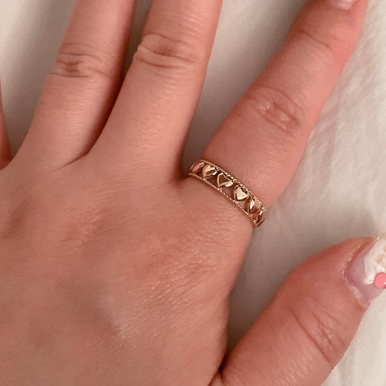 Heart Link Ring