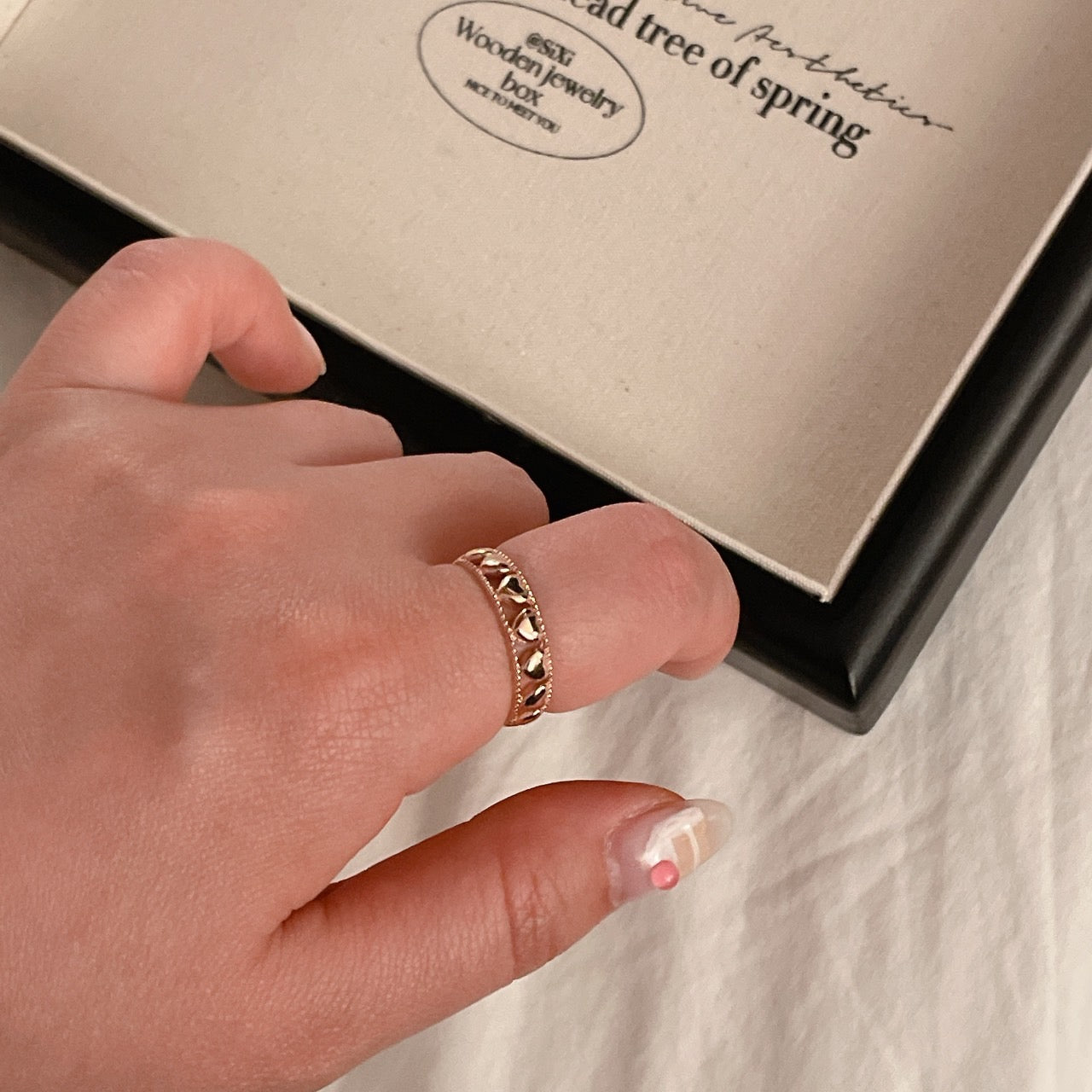 Heart Link Ring