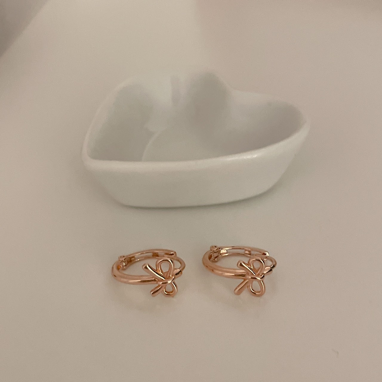 Bow Huggie Earrings