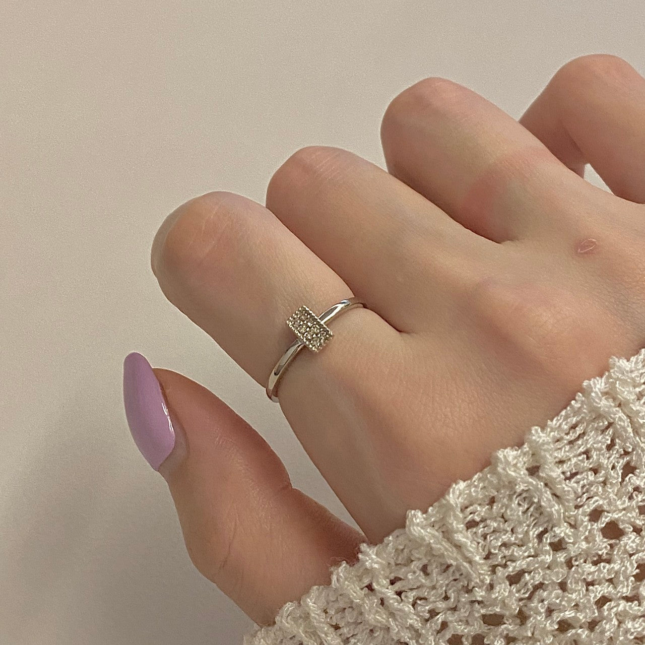 Cognac Diamond Ring