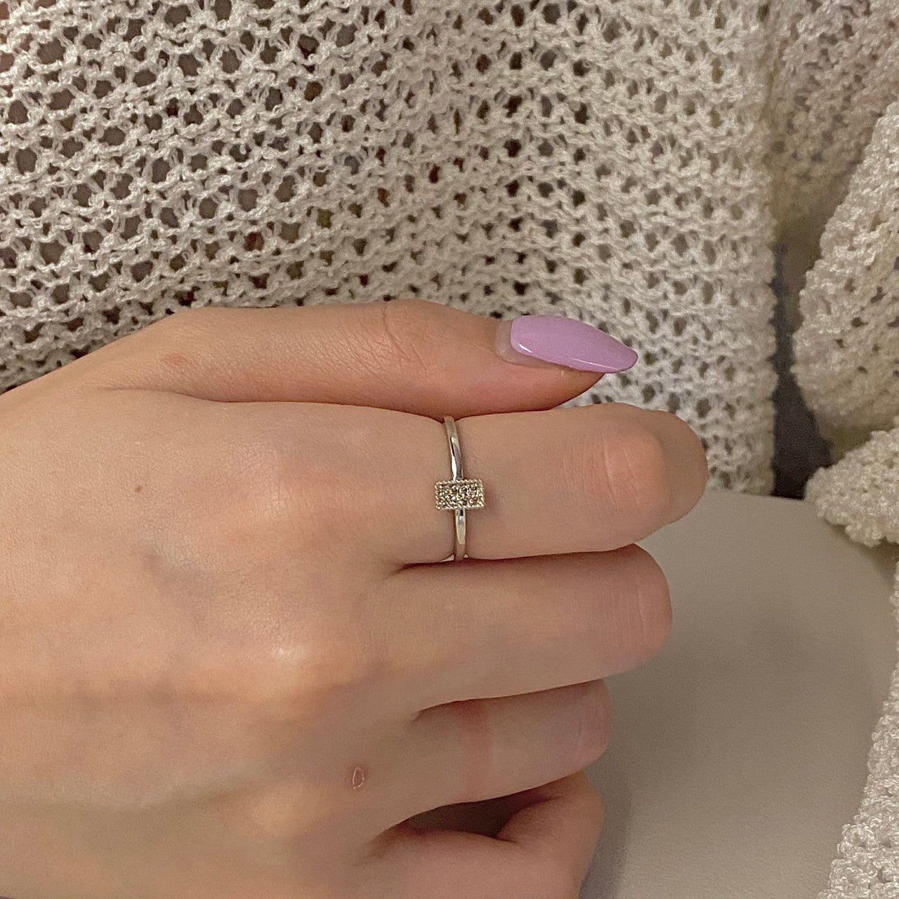 Cognac Diamond Ring