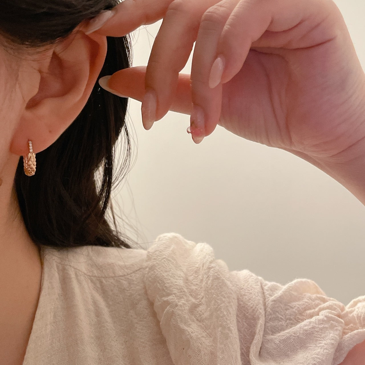Rectangular Hoop Earrings
