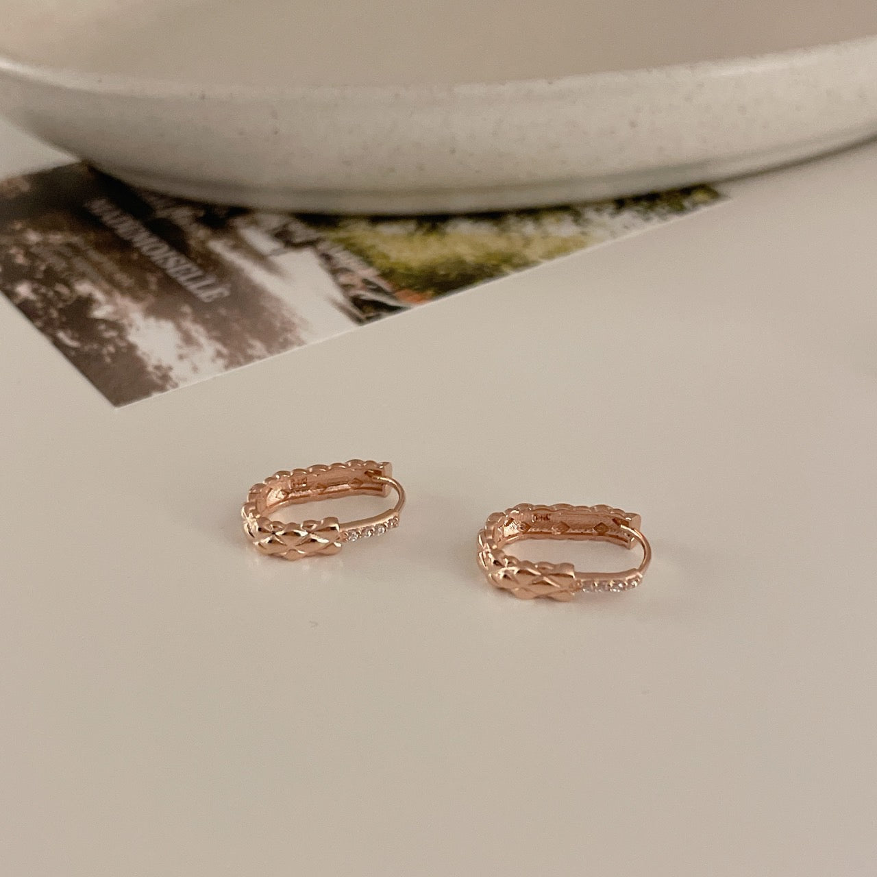 Rectangular Hoop Earrings