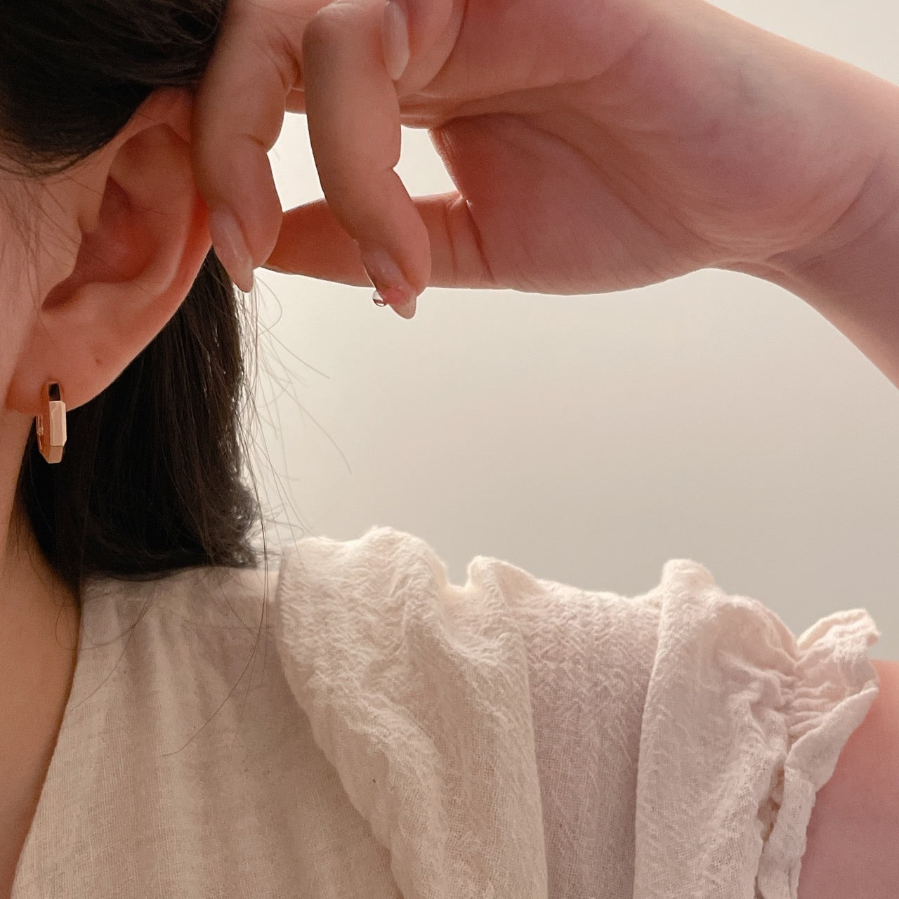 Geometric Hoop Earrings