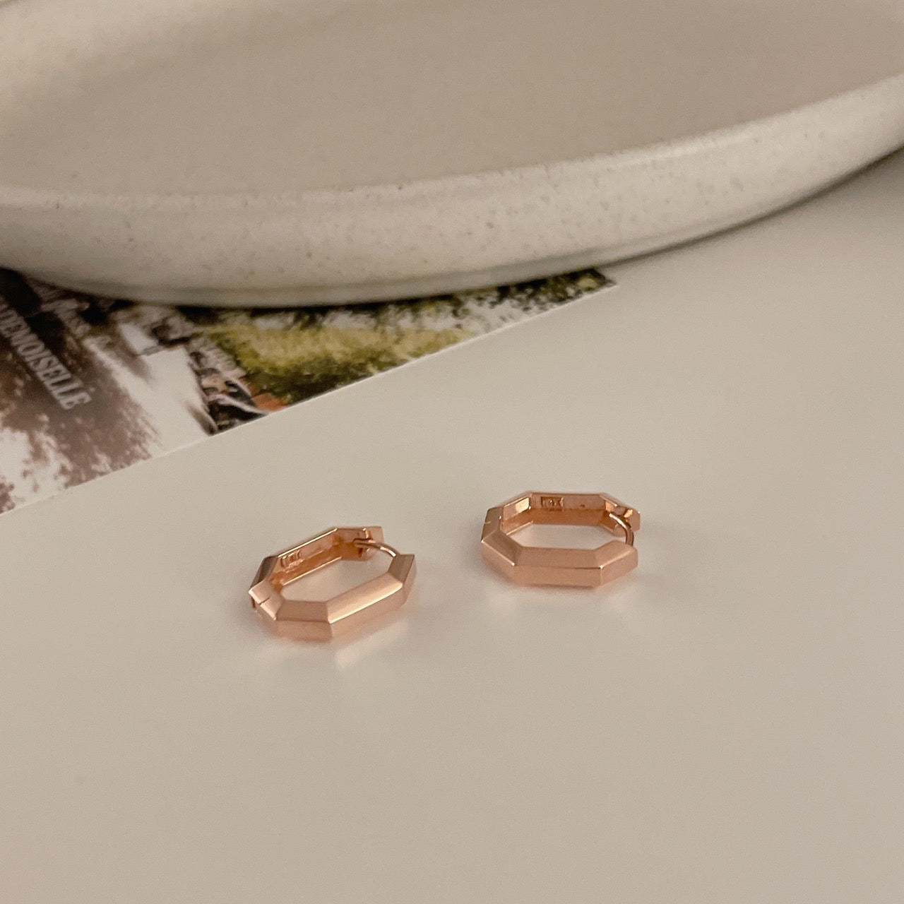 Geometric Hoop Earrings