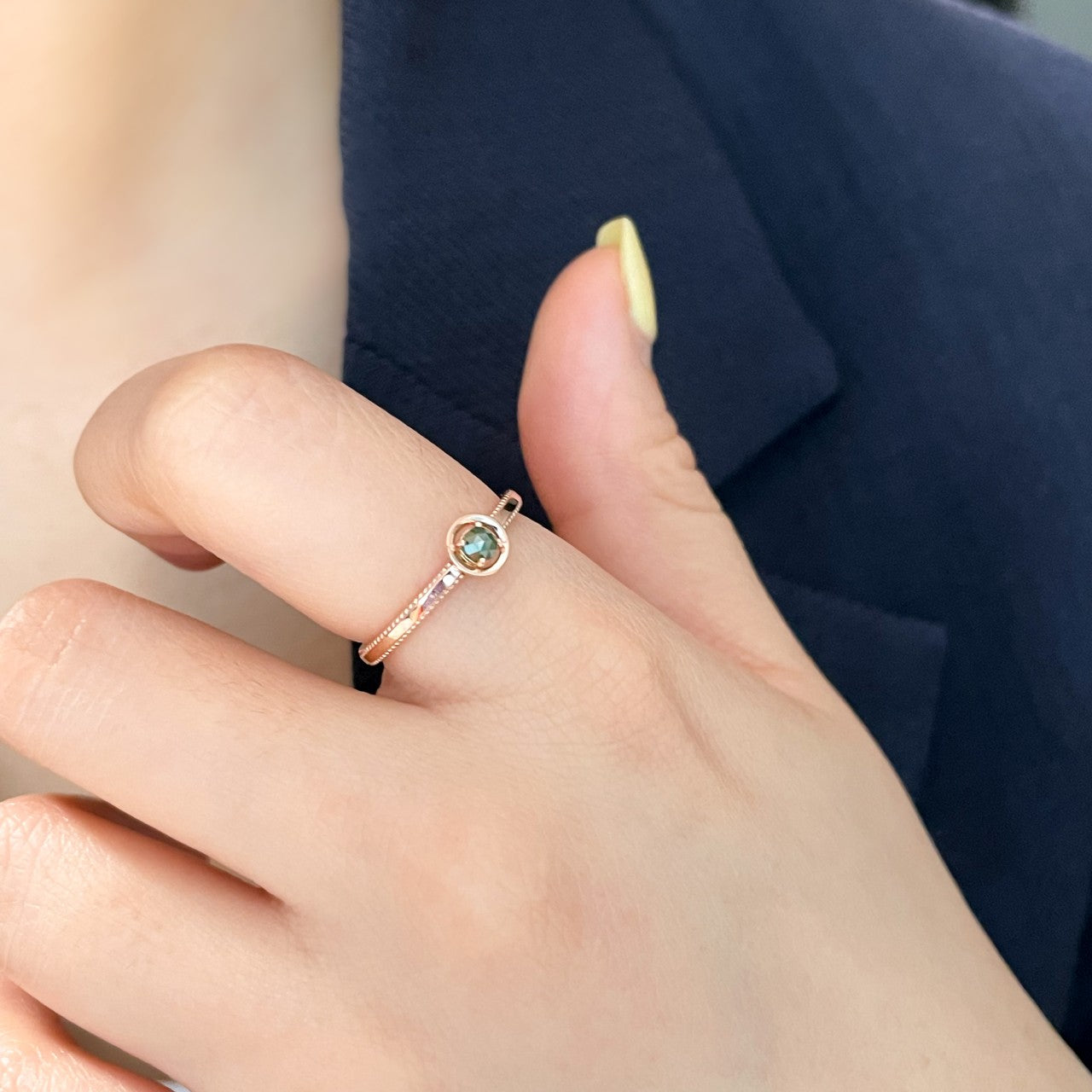 Rough Diamond Ring