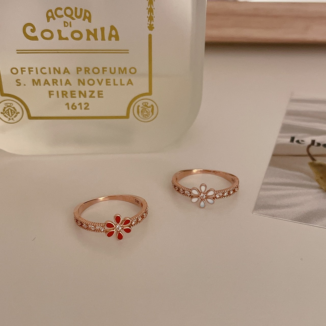 Epoxy Flower Ring