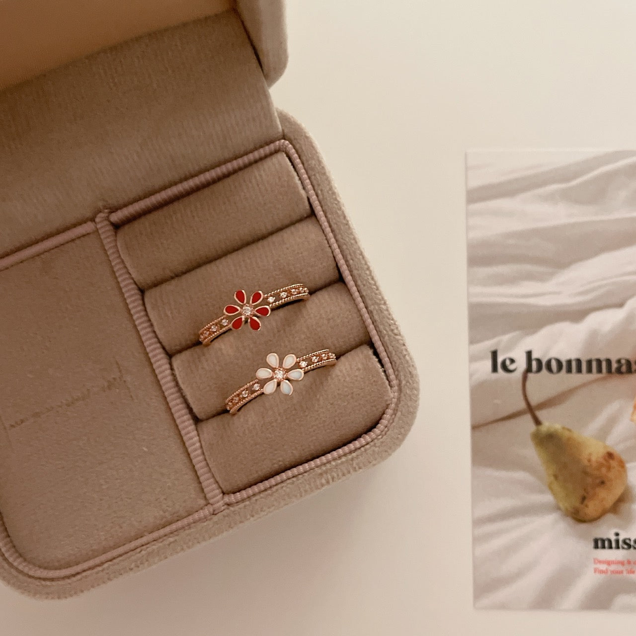Epoxy Flower Ring