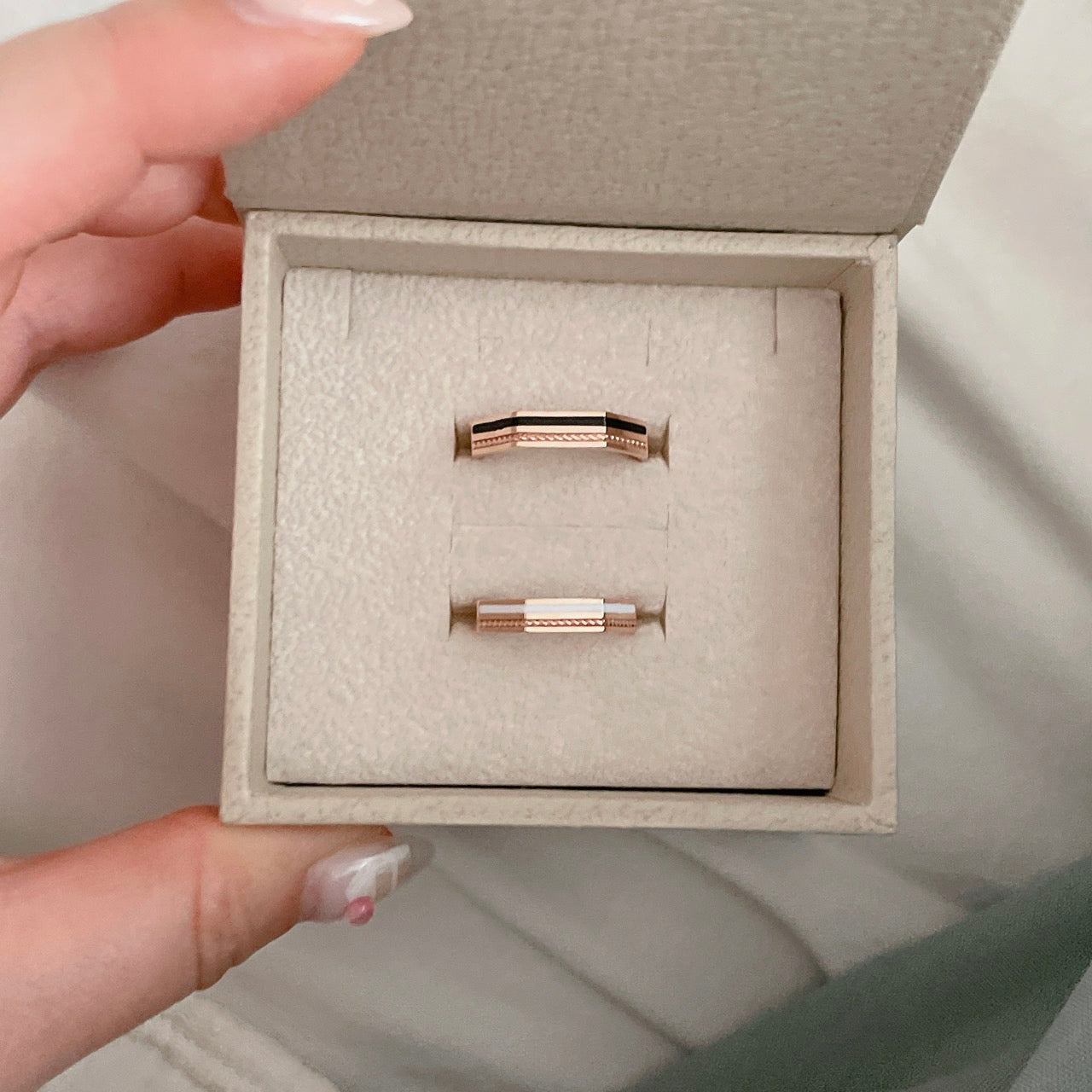 Epoxy Couple Ring Set