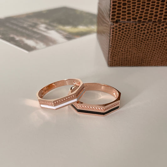 Epoxy Couple Ring Set