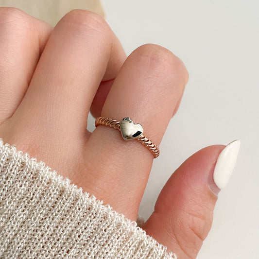 Chain Heart Ring