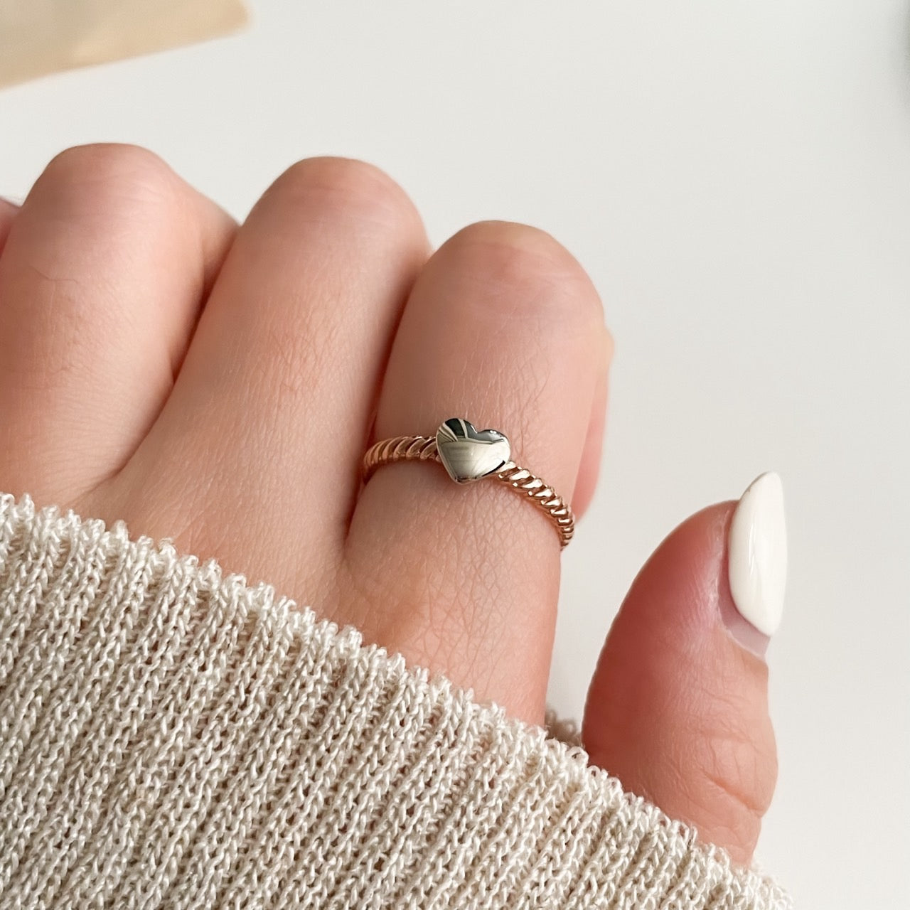 Chain Heart Ring