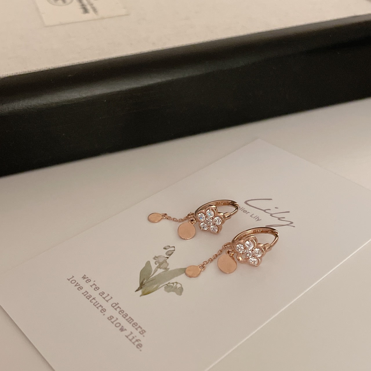 Flower Dangle Earrings