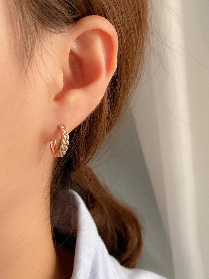 Chain Hoop Earrings