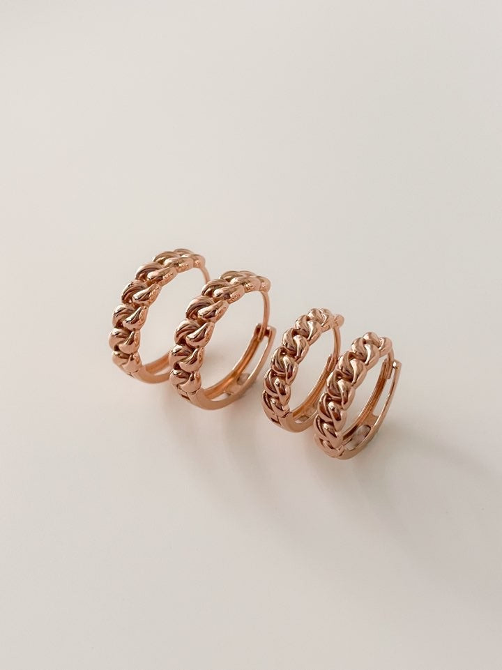 Chain Hoop Earrings