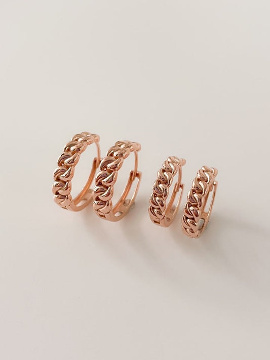 Chain Hoop Earrings