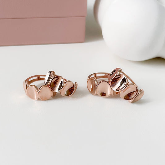 Textured Hoop Earrings