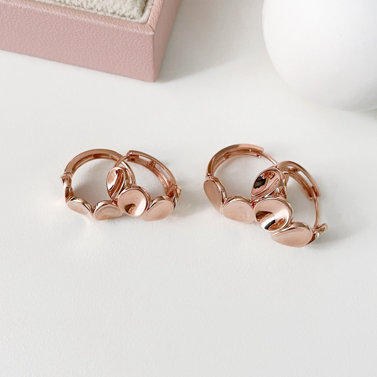 Textured Hoop Earrings