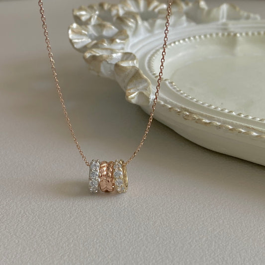 Three Ring Necklace