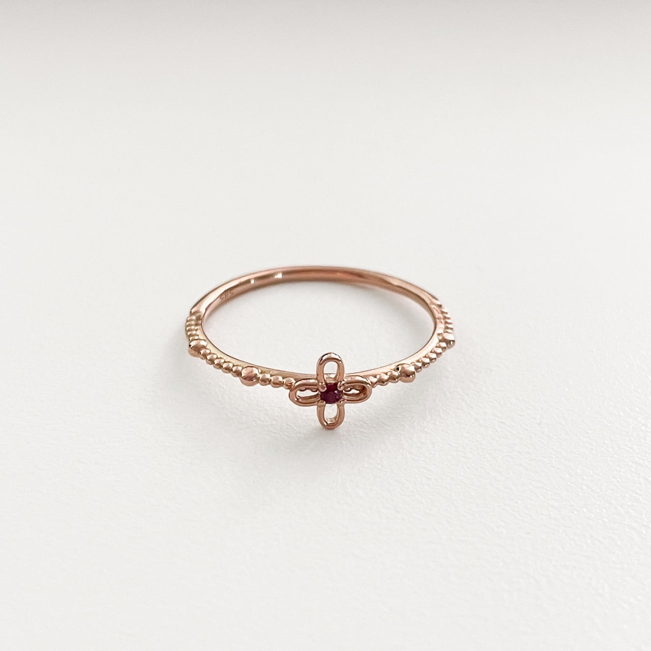 Flower Ruby Ring