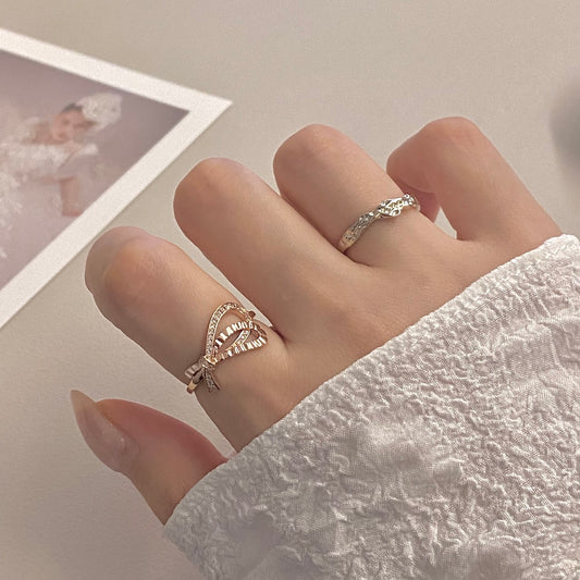 Bow and Texture Ring