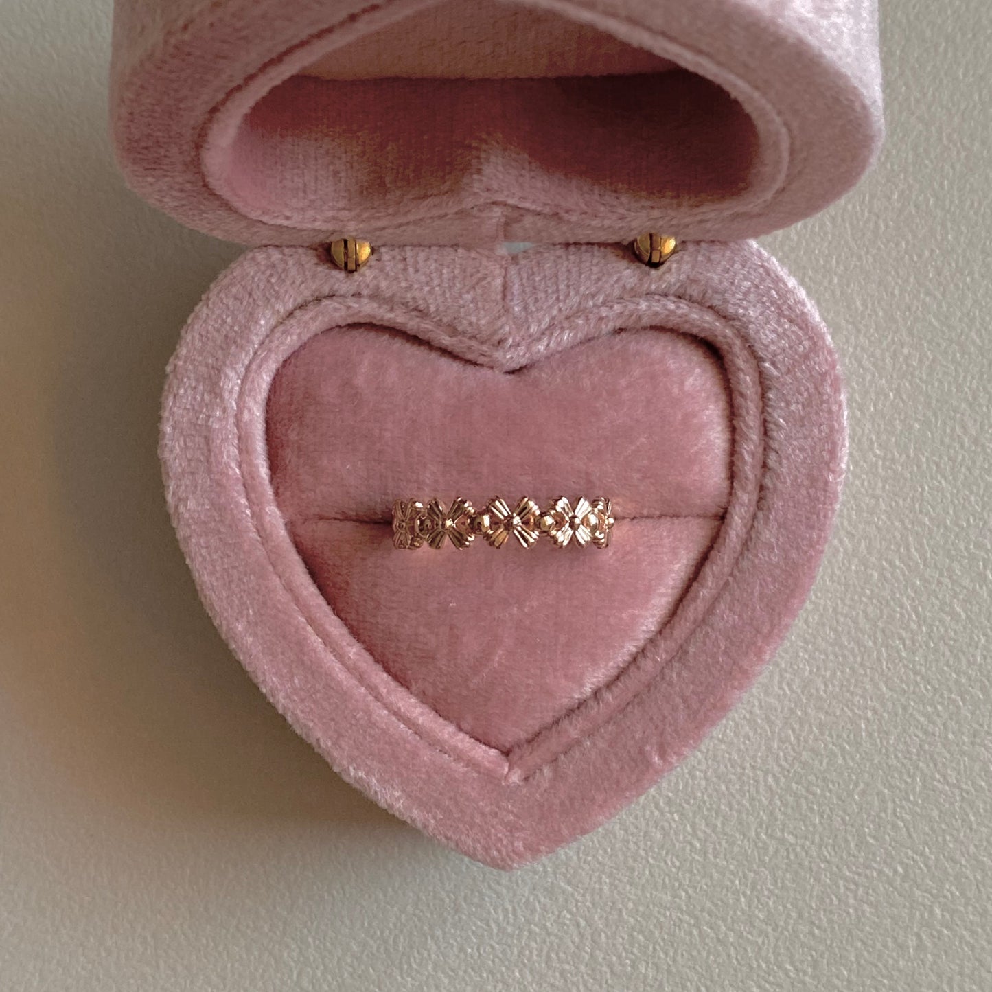 Flower Band Ring