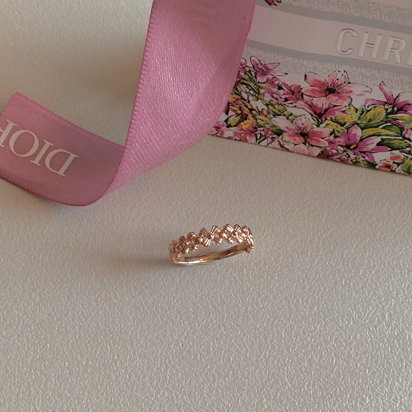 Flower Band Ring