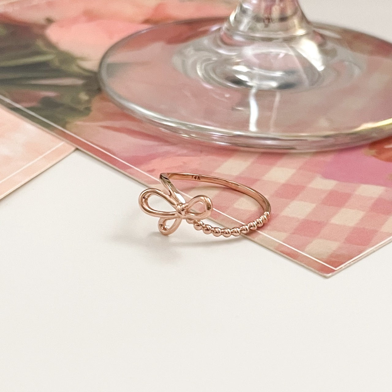 Bow Wavy Ring