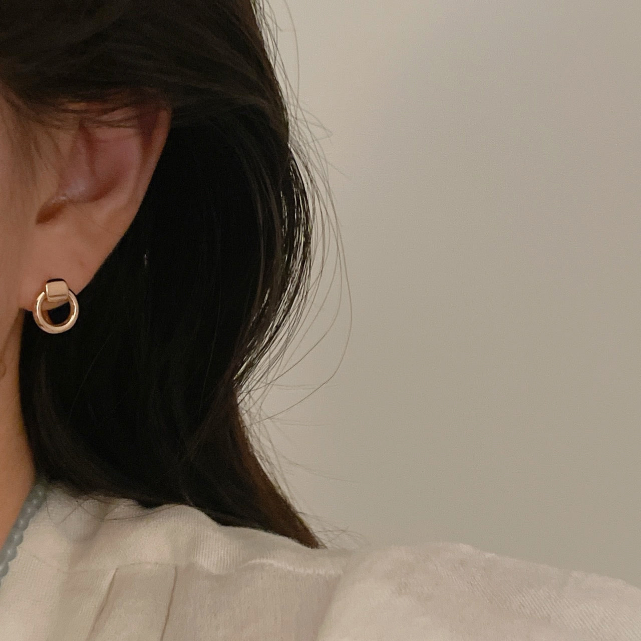 Open Circle Earrings