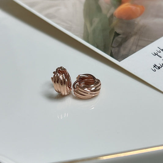 Texture Hoop Earring