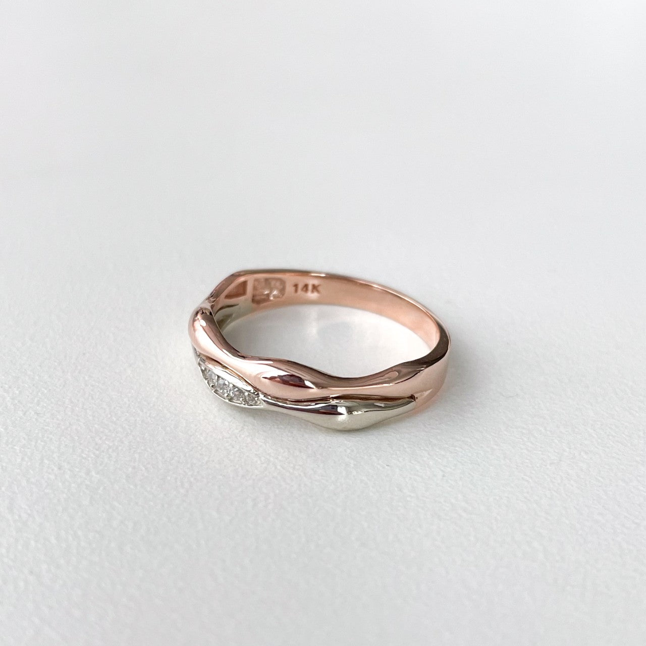 Wave Double Ring