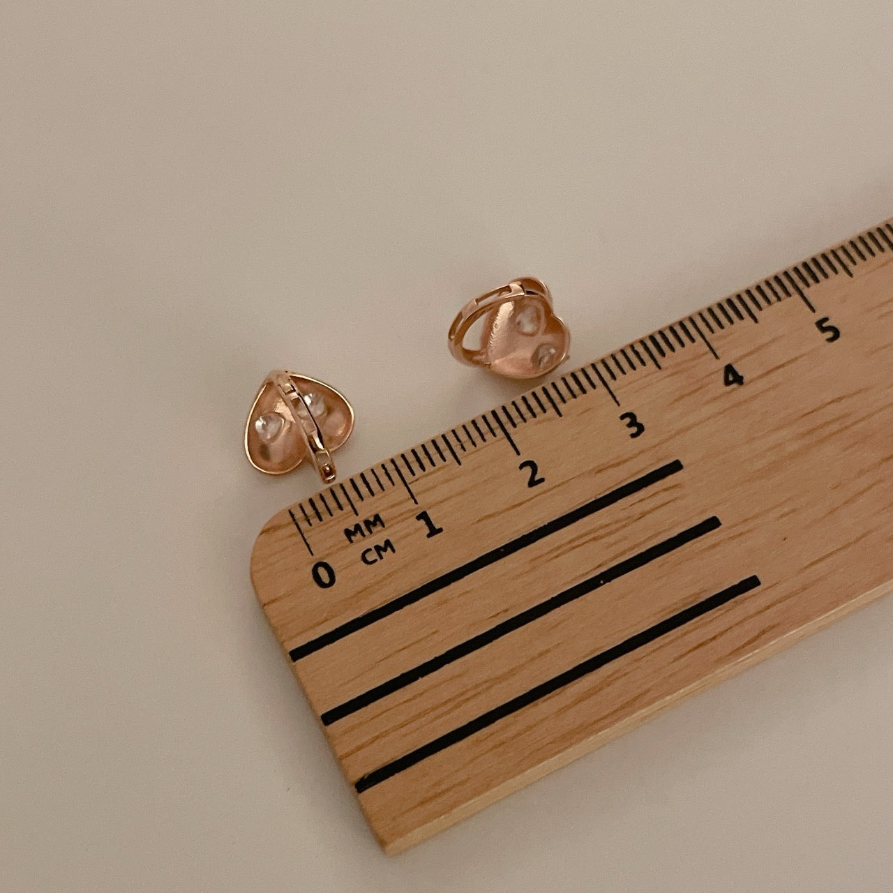 Heart Huggie Earrings