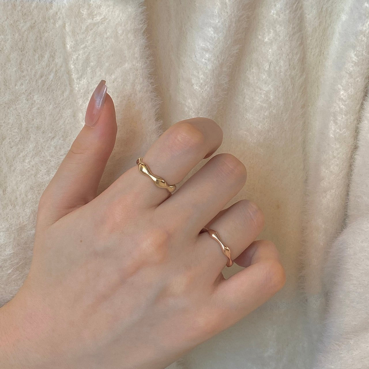 Curved Dome Ring