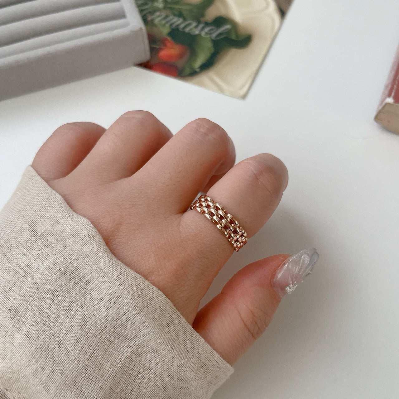 Chain Link Ring