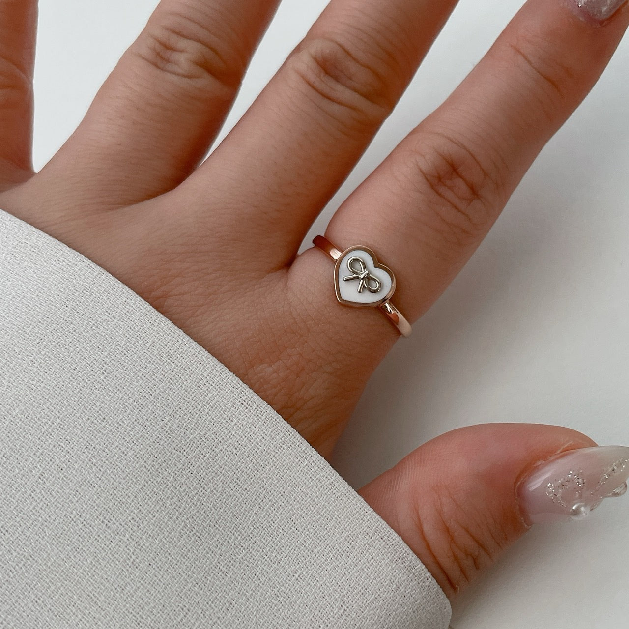 Heart Bow Ring