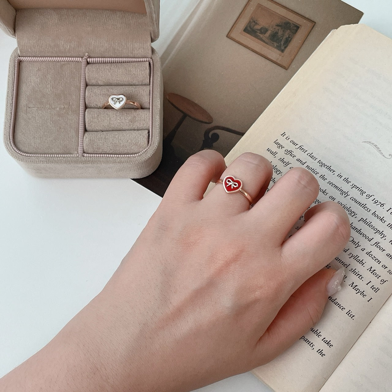 Heart Bow Ring