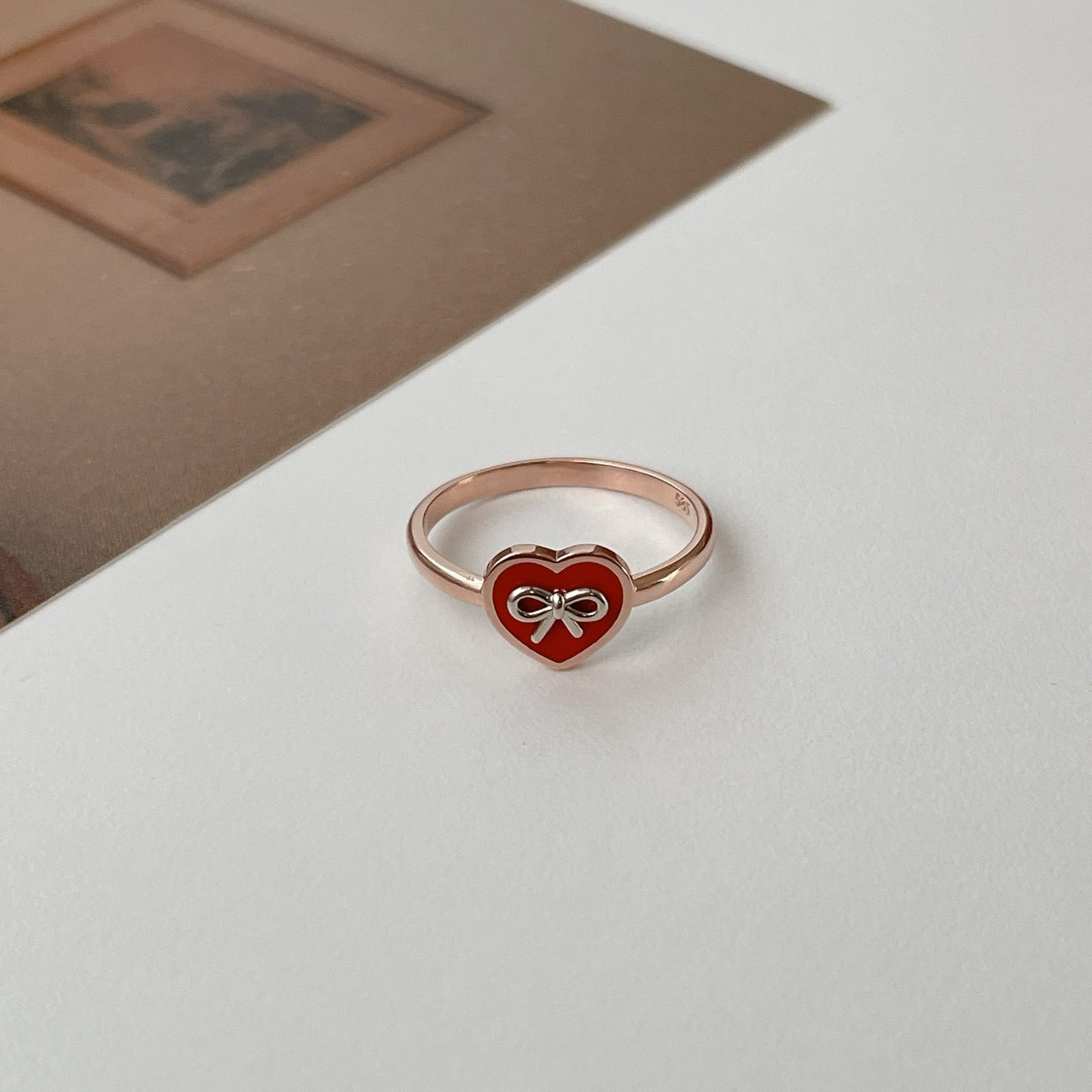 Heart Bow Ring