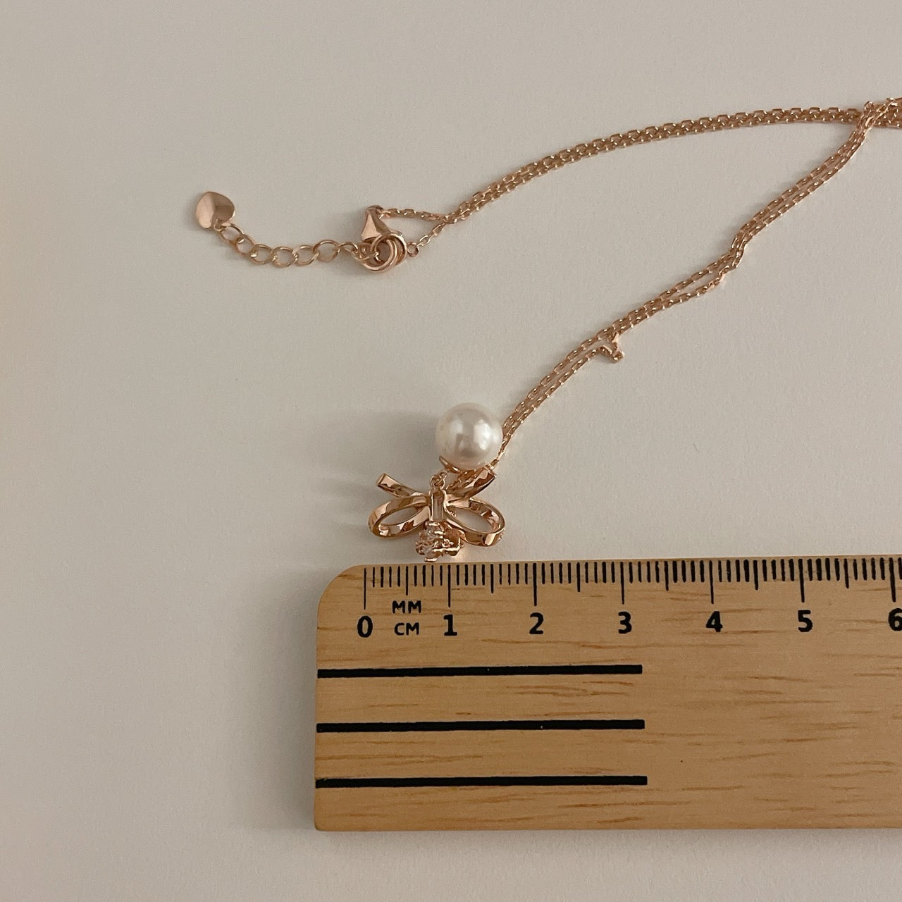 Pearl Bow Necklace