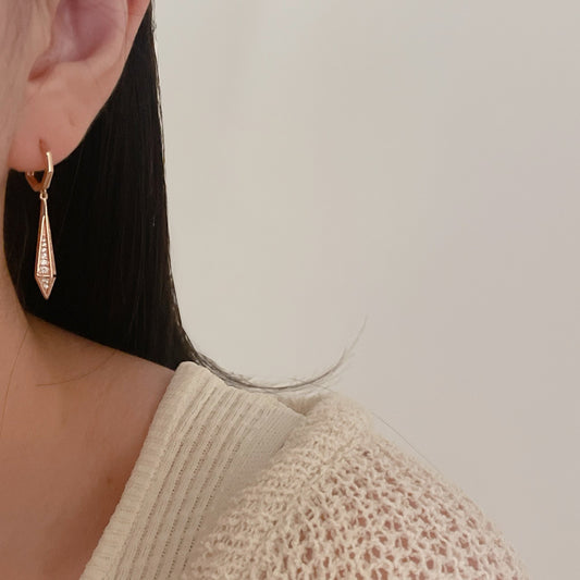Triangle Dangle Earrings