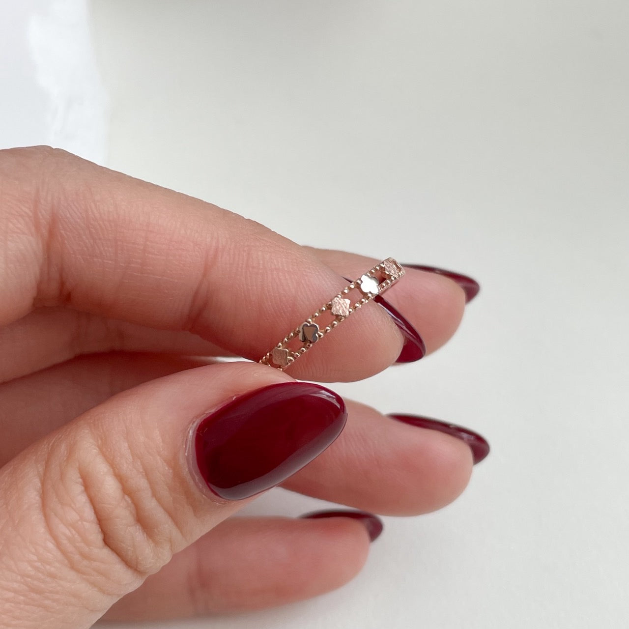 Clover Band Ring