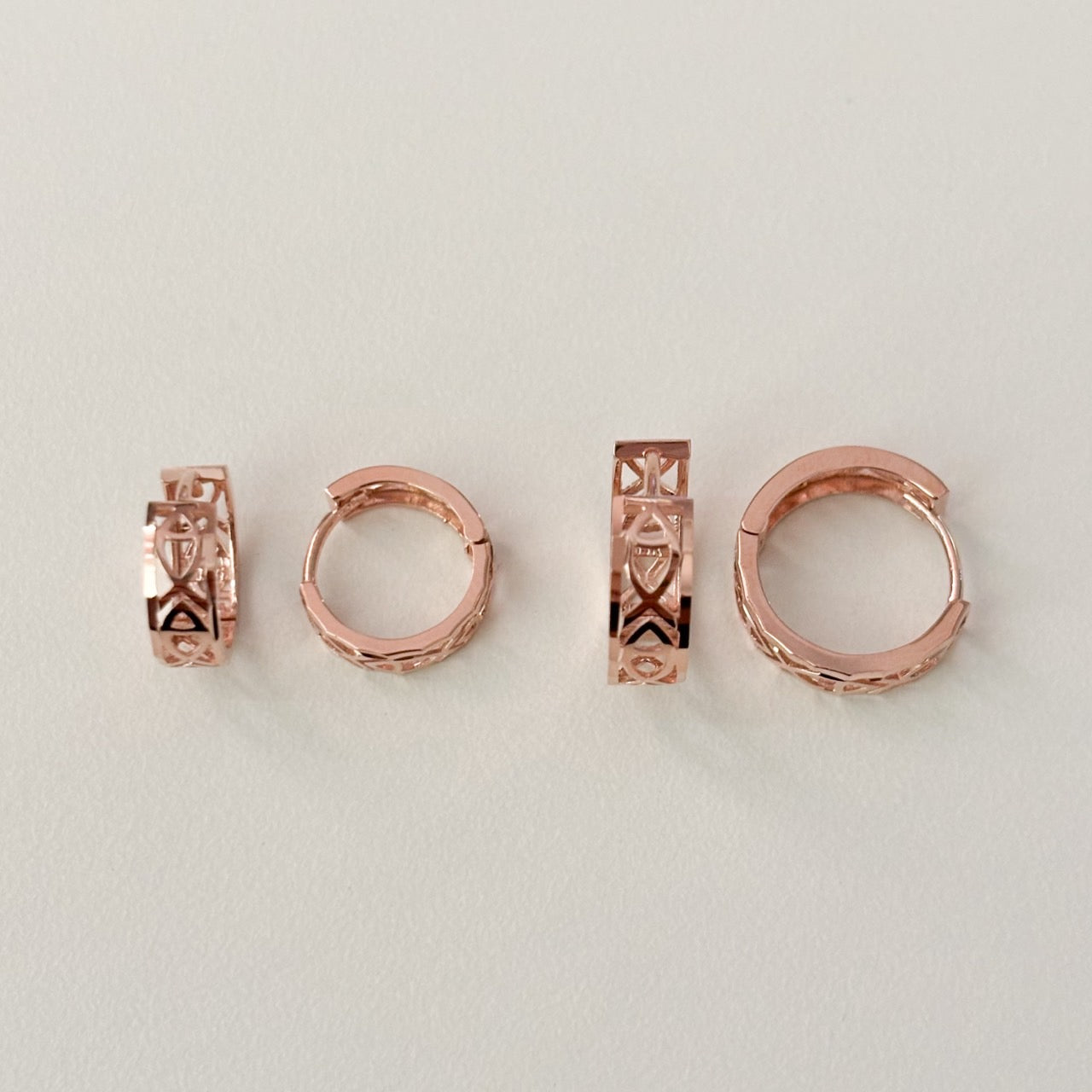 Fish Hoop Earrings