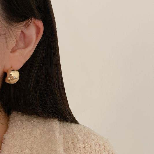 Chunky Hoop Earrings