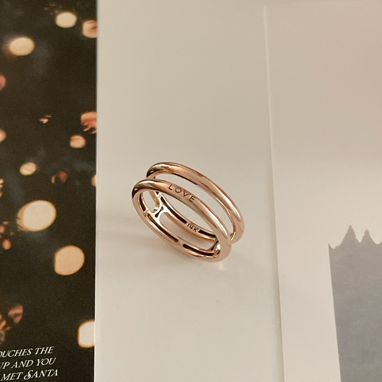 Engraved Love Ring