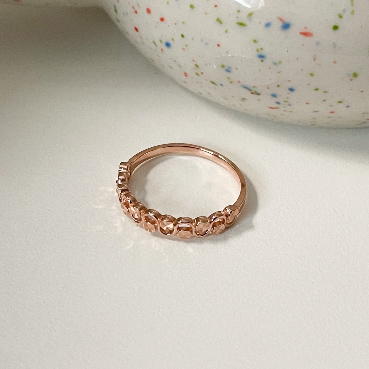 Rounded wave ring