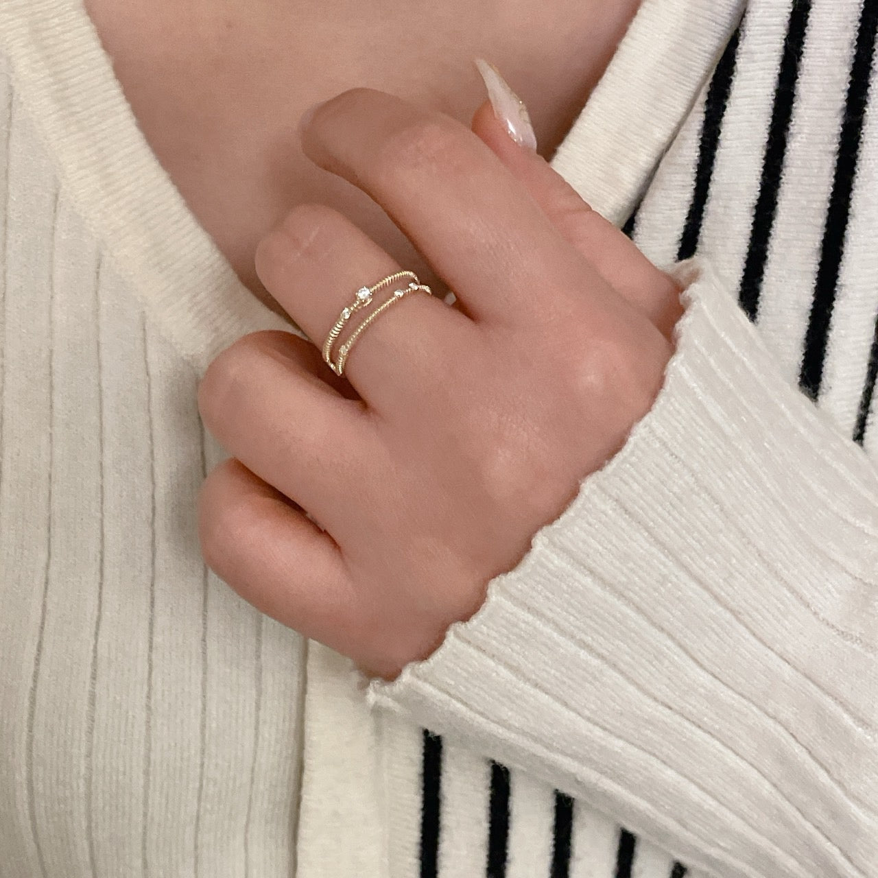 Double Row Ring