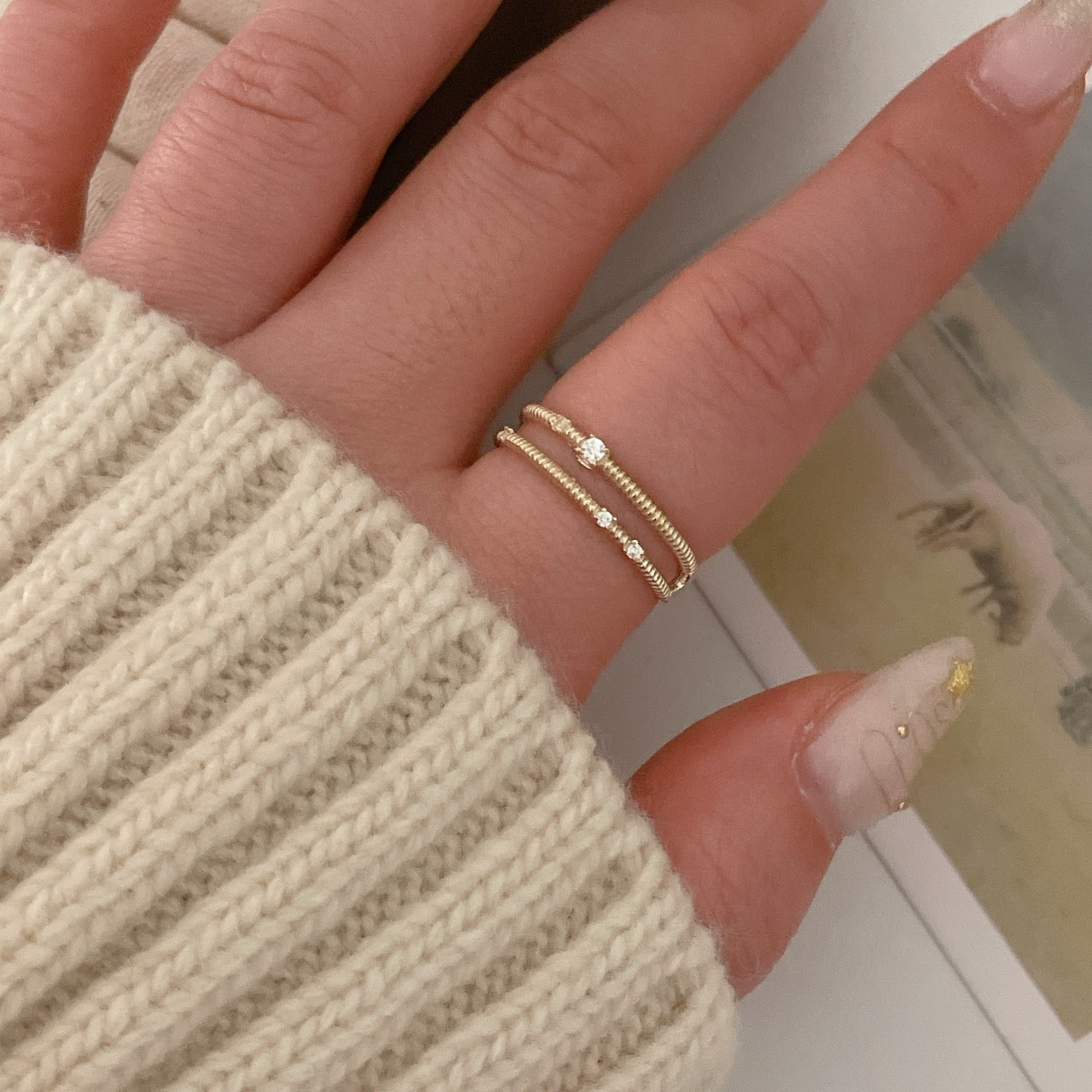 Double Row Ring