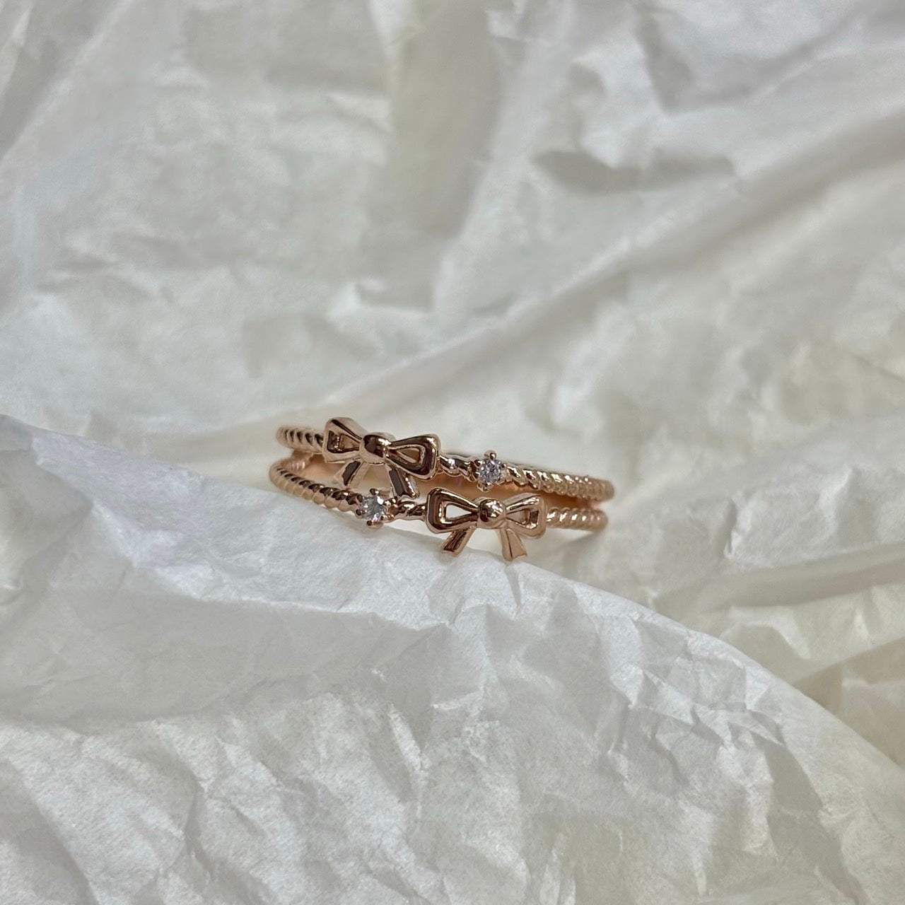 Double Bow Ring