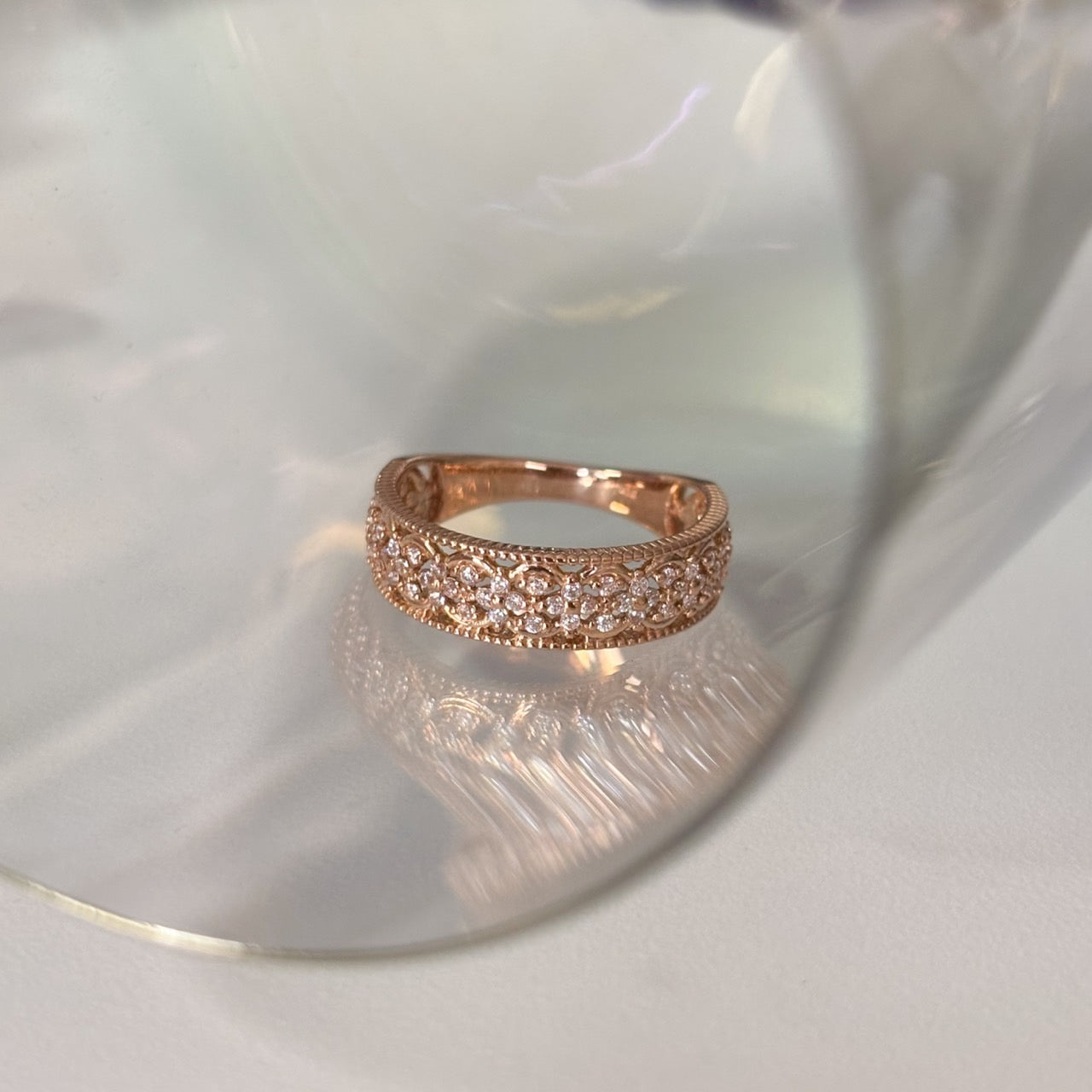 Flower Band Ring