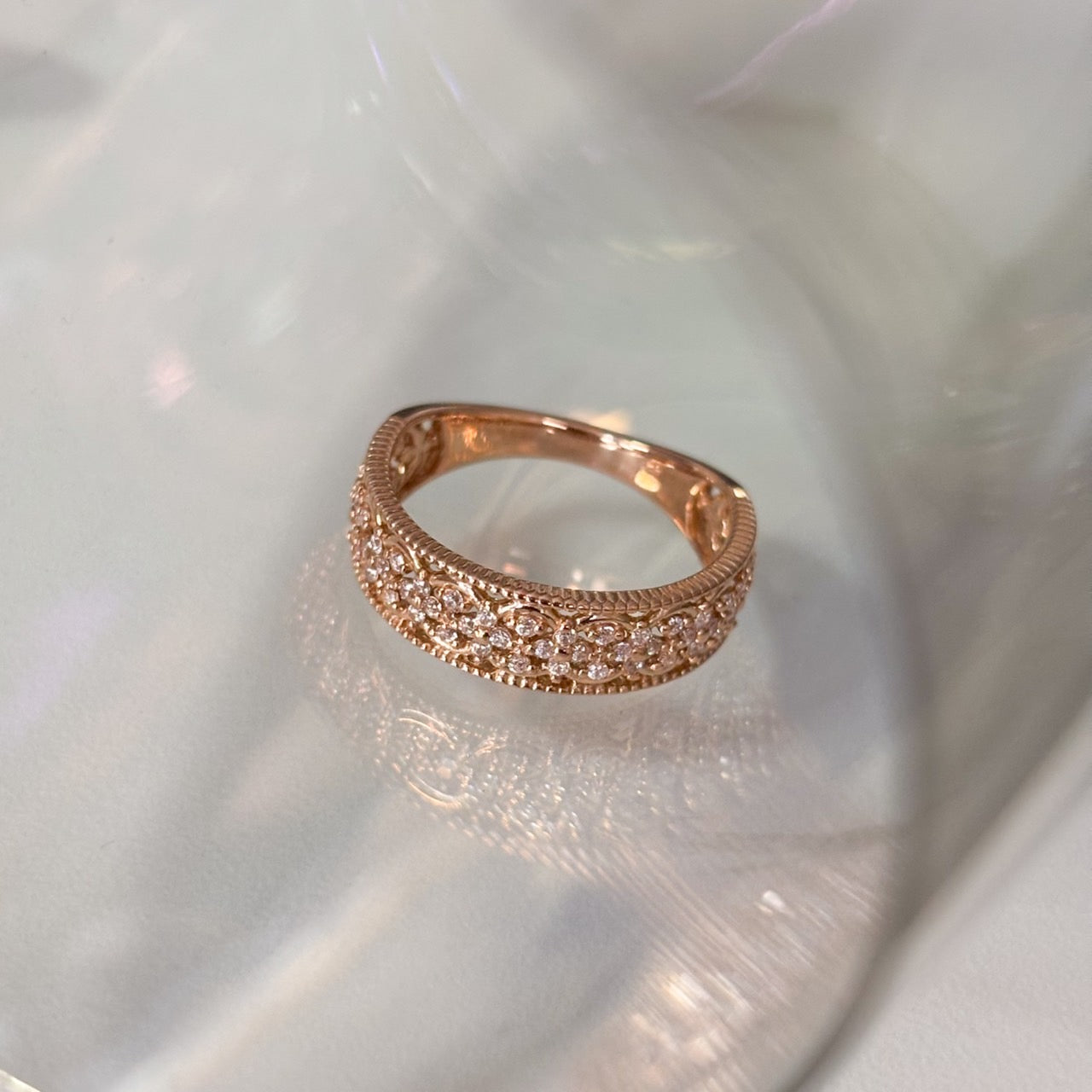 Flower Band Ring
